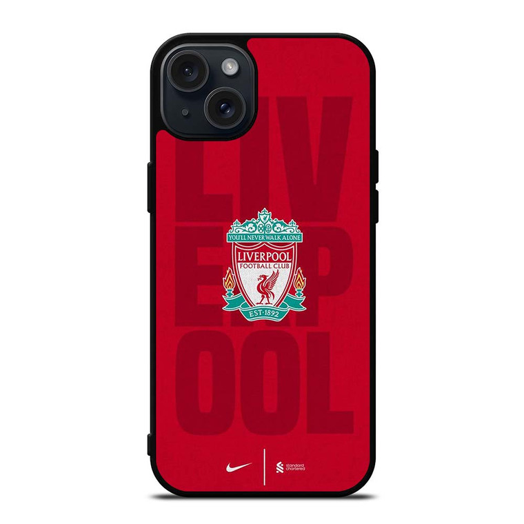 LIVERPOOL FC NIKE LOGO iPhone 15 Plus Case