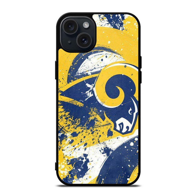 LOS ANGELES RAMS ART iPhone 15 Plus Case
