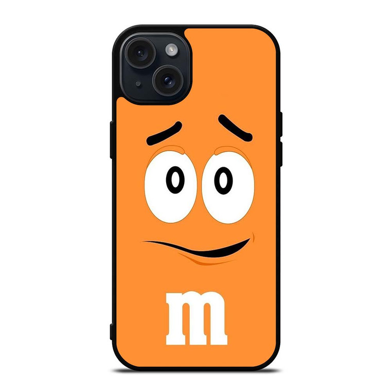 M&M ORANGE iPhone 15 Plus Case
