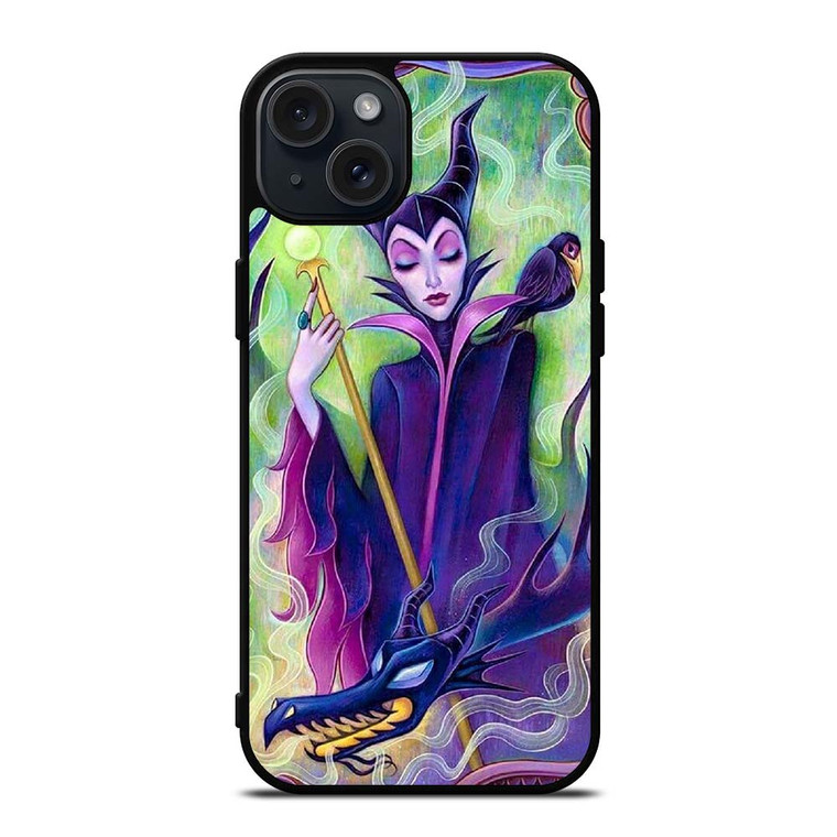 MALEFICENT DISNEY ART iPhone 15 Plus Case