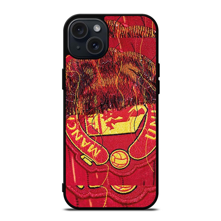 MANCHESTER UNITED DNA LOGO iPhone 15 Plus Case