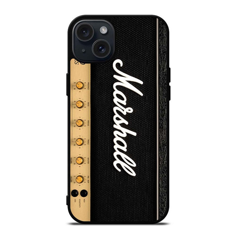 MARSHALL SPEAKER GOLD WOOD iPhone 15 Plus Case