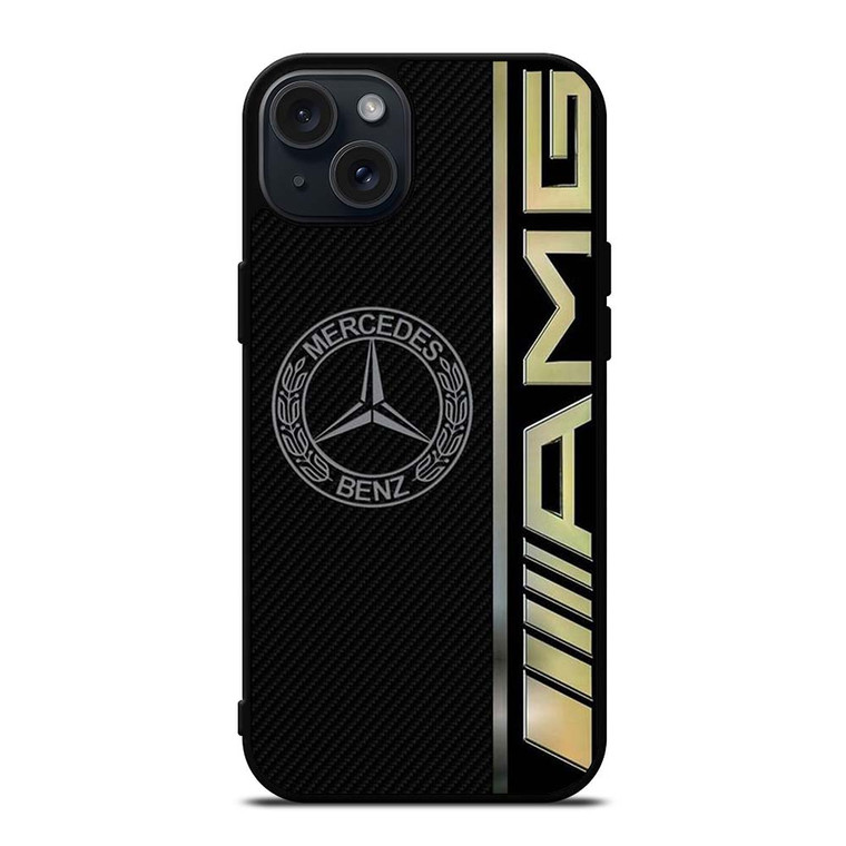 MERCEDES BENZ AMG RETRO LOGO iPhone 15 Plus Case