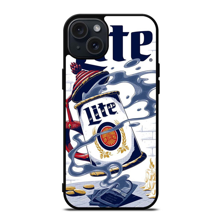 MILLER LITE SHAKE BEER iPhone 15 Plus Case