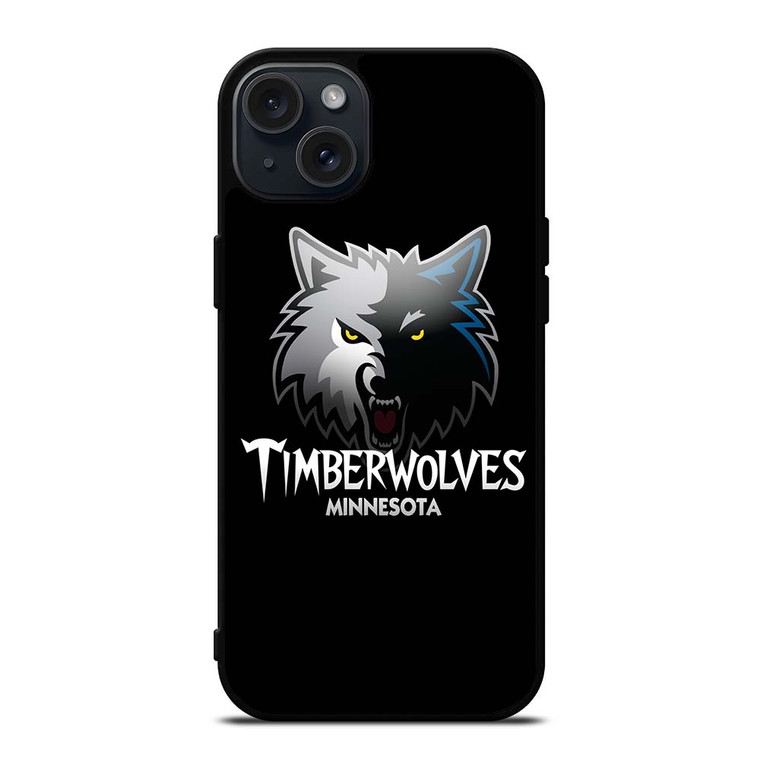 MINNESOTA TIMBERWOLVES NBA MASCOT iPhone 15 Plus Case