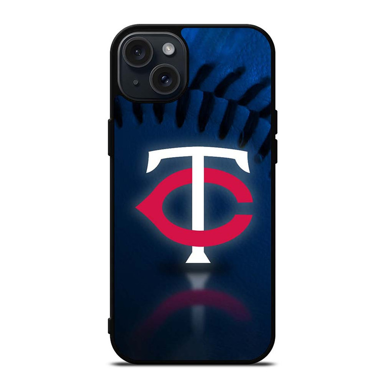 MINNESOTA TWINS MLB BASEBALL LOGO iPhone 15 Plus Case