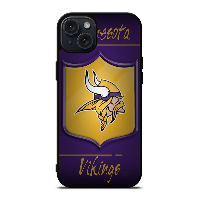 MINNESOTA VIKINGS SYMBOL iPhone 15 Plus Case