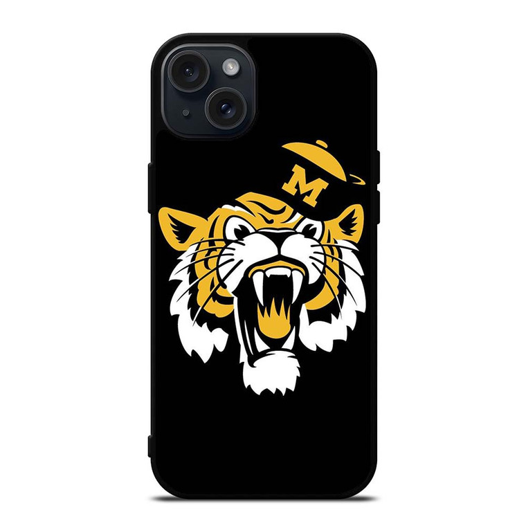 MISSOURI TIGERS HAT iPhone 15 Plus Case