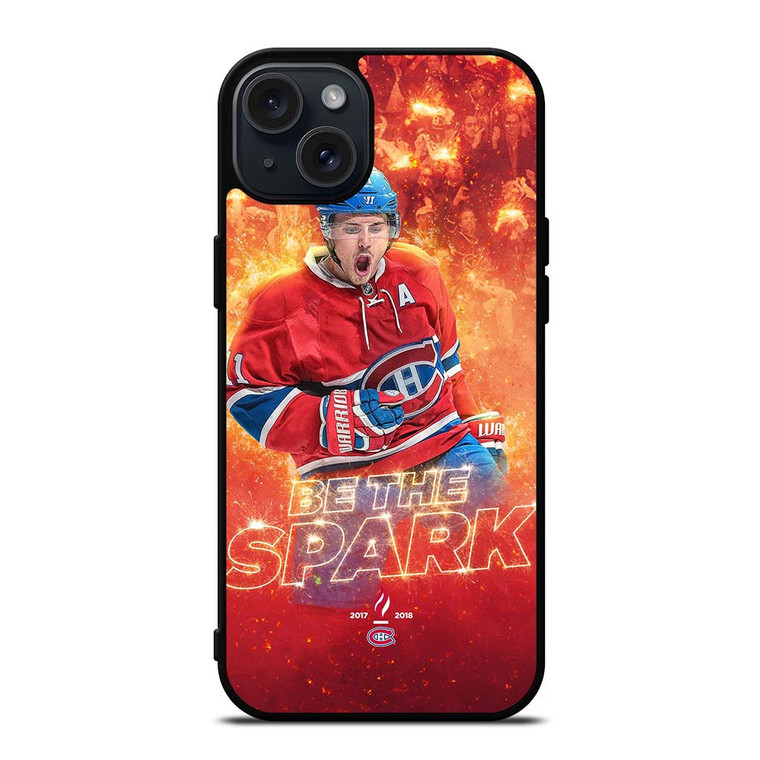 MONTREAL CANADIENS BE THE SPARK NHL iPhone 15 Plus Case