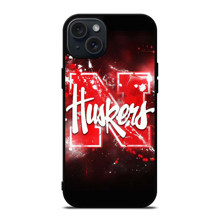NEBRASKA HUSKERS FOOTBALL 3 iPhone 15 Plus Case