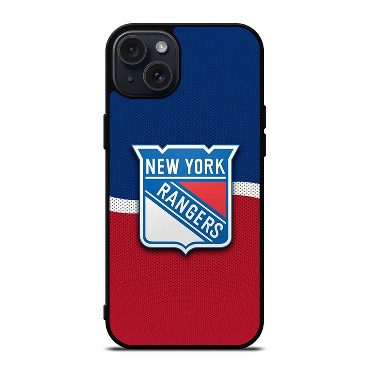 NEW YORK RANGERS NHL TEAM LOGO iPhone 15 Plus Case NEW YORK RANGERS NHL TEAM LOGO iPhone 15 Plus Case