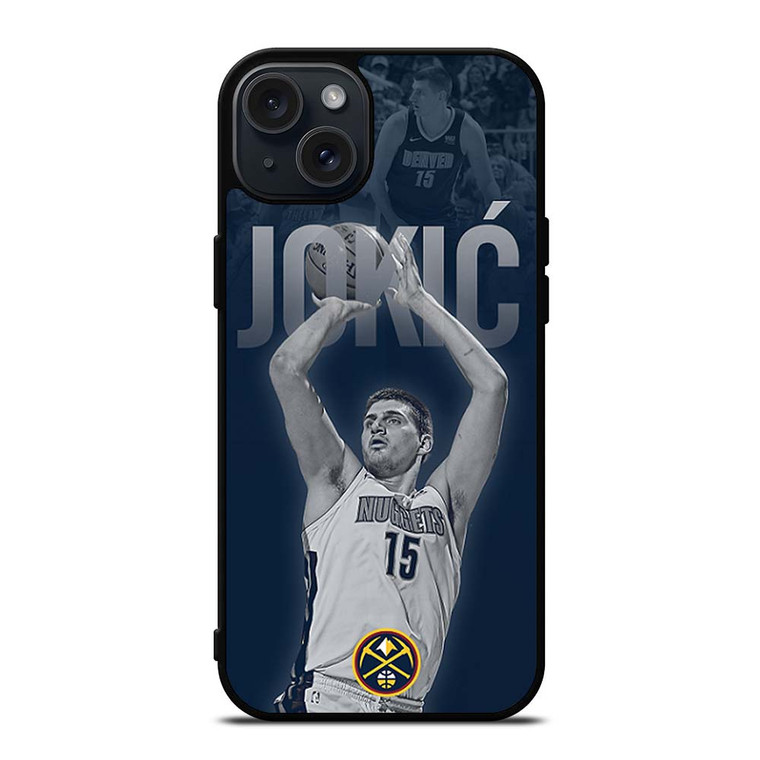 NIKOLA JOKIC DENVER NUGGETS NBA iPhone 15 Plus Case NIKOLA JOKIC DENVER NUGGETS NBA iPhone 15 Plus Case