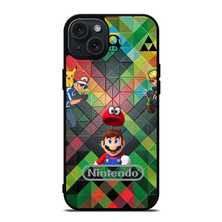 NINTENDO SWITCH GAME COLLECTION iPhone 15 Plus Case