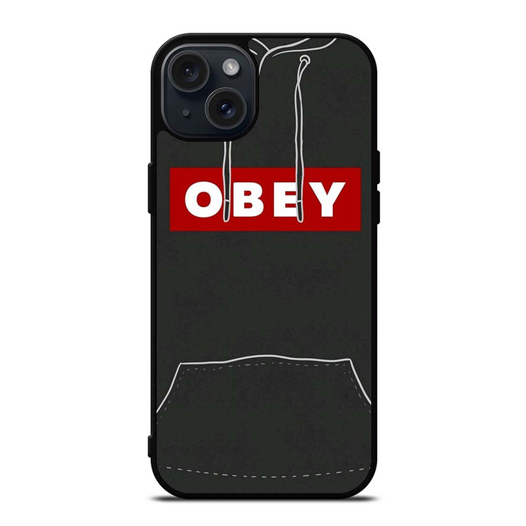 OBEY HOODIE iPhone 15 Plus Case OBEY HOODIE iPhone 15 Plus Case