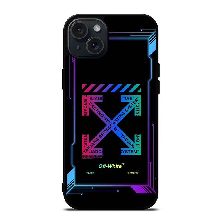OFF WHITE BLACK NEBULA iPhone 15 Plus Case OFF WHITE BLACK NEBULA iPhone 15 Plus Case