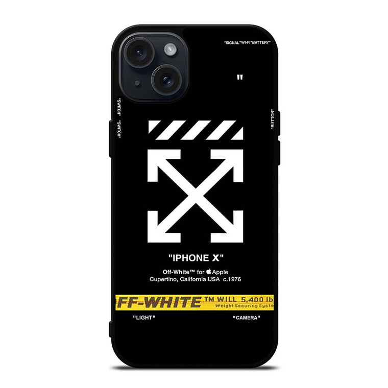 OFF WHITE NEW iPhone 15 Plus Case