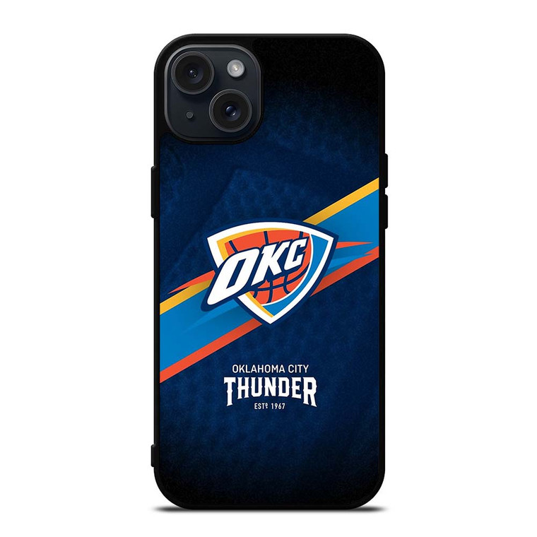 OKLAHOMA CITY THUNDER NBA TEAM iPhone 15 Plus Case