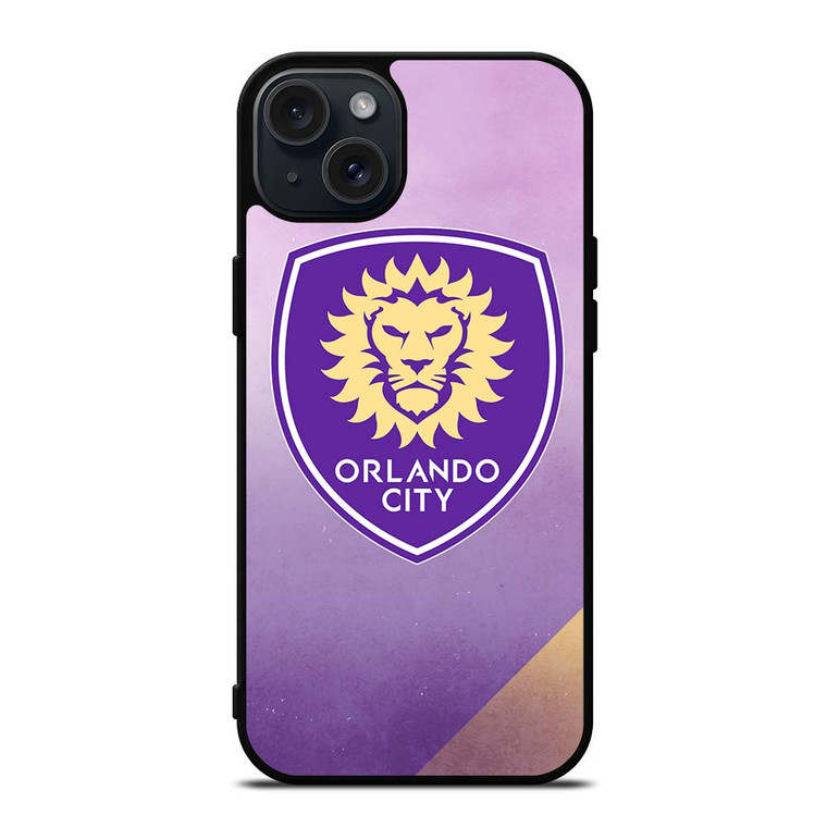 ORLANDO CITY FOOTBALL CLUB MLS iPhone 15 Plus Case ORLANDO CITY FOOTBALL CLUB MLS iPhone 15 Plus Case