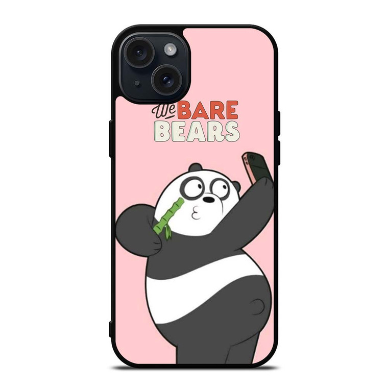 PANDA WE BARE BEARS CUTE iPhone 15 Plus Case PANDA WE BARE BEARS CUTE iPhone 15 Plus Case