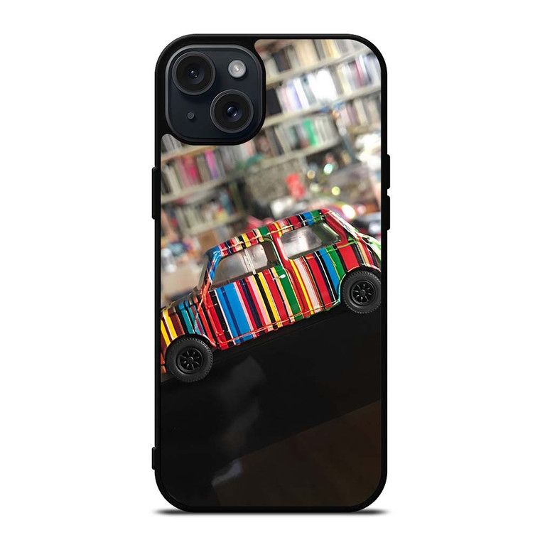 PAUL SMITH STRIPE CAR BOOK iPhone 15 Plus Case PAUL SMITH STRIPE CAR BOOK iPhone 15 Plus Case