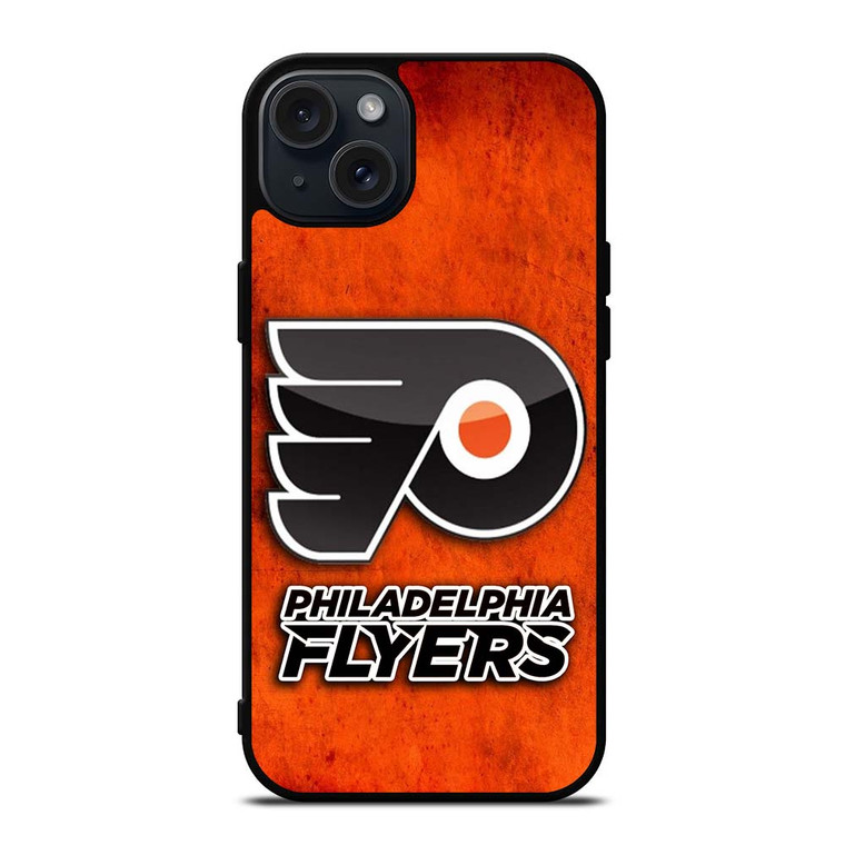 PHILADELPHIA FLYERS ORANGE LOGO iPhone 15 Plus Case