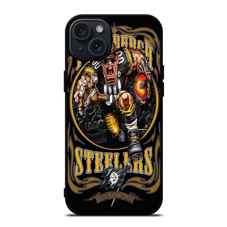 PITTSBURGH STEELERS FOOTBALL iPhone 15 Plus Case PITTSBURGH STEELERS FOOTBALL iPhone 15 Plus Case