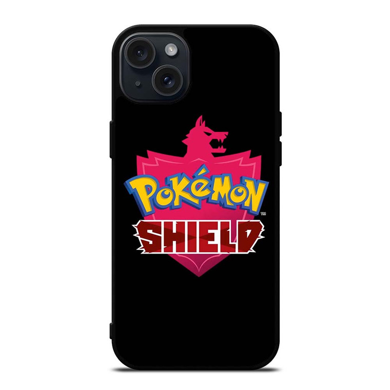 POKEMON SHIELD GAMES LOGO iPhone 15 Plus Case