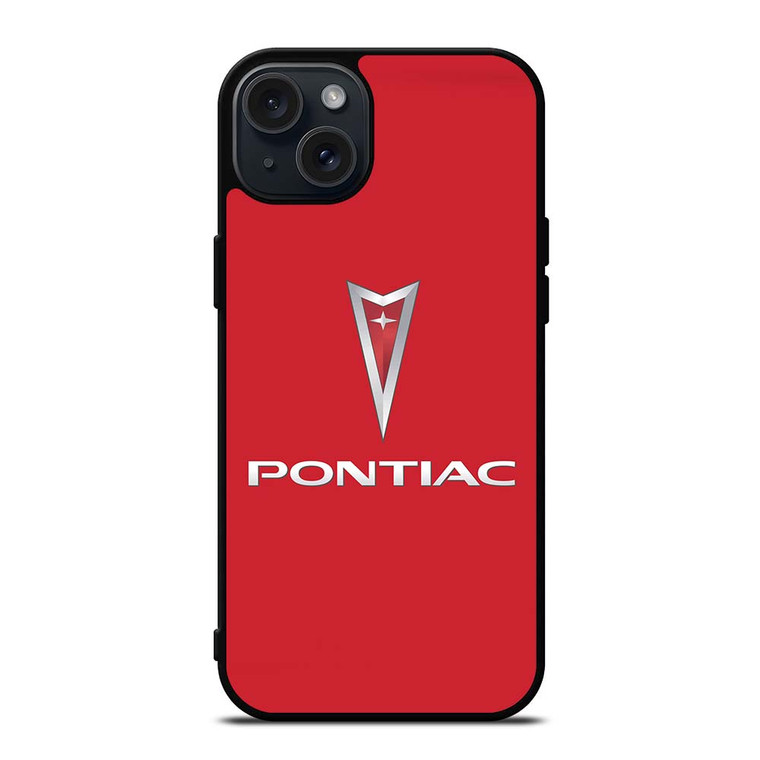 PONTIAC CAR RED LOGO iPhone 15 Plus Case PONTIAC CAR RED LOGO iPhone 15 Plus Case