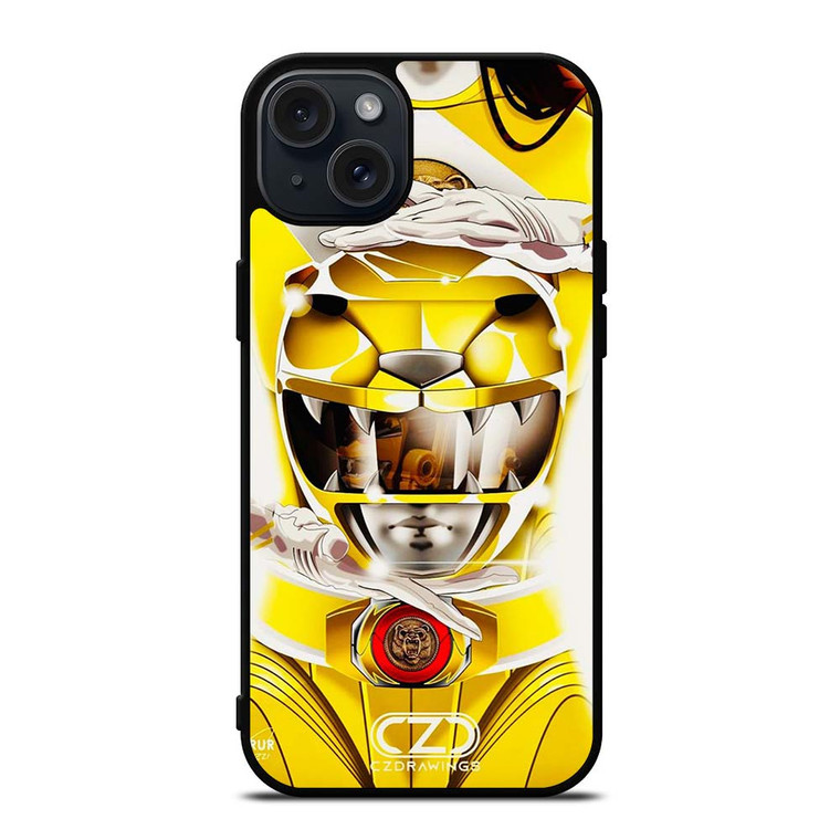 POWER RANGERS YELLOW iPhone 15 Plus Case
