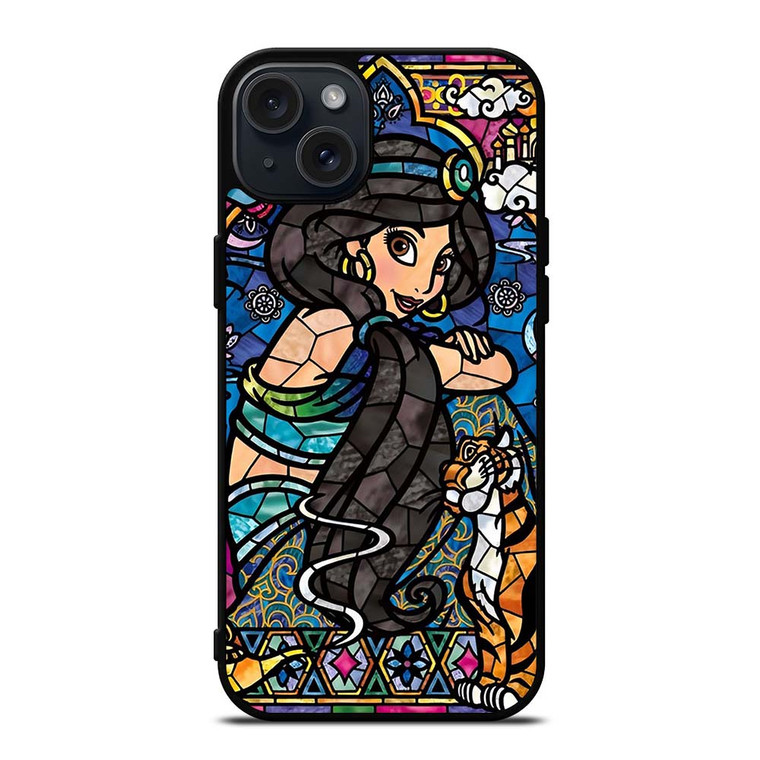 Princess Jasmine Aladdin Fairy Tale Stained iPhone 15 Plus Case