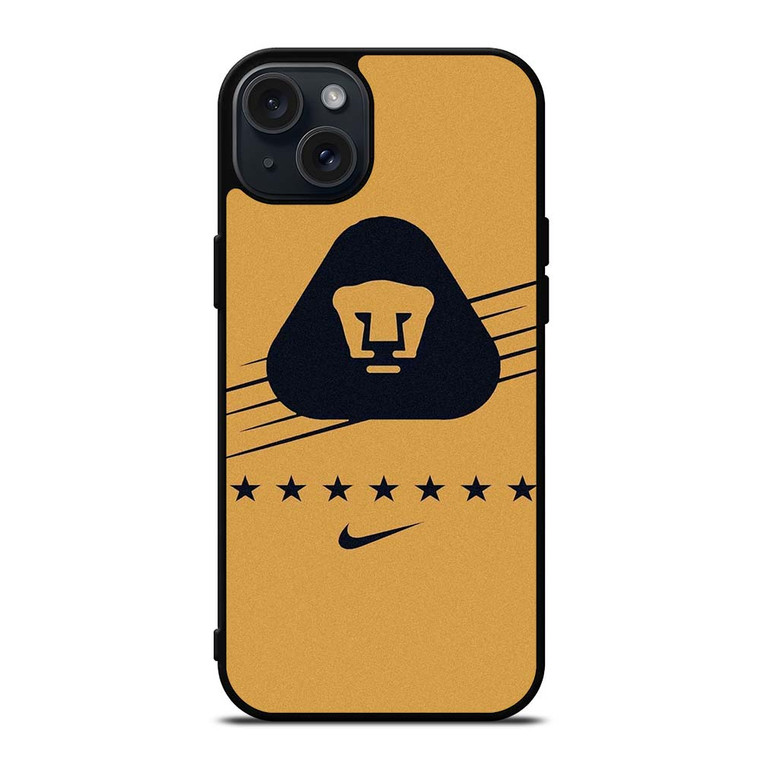 PUMAS UNAM MEXICO NIKE iPhone 15 Plus Case
