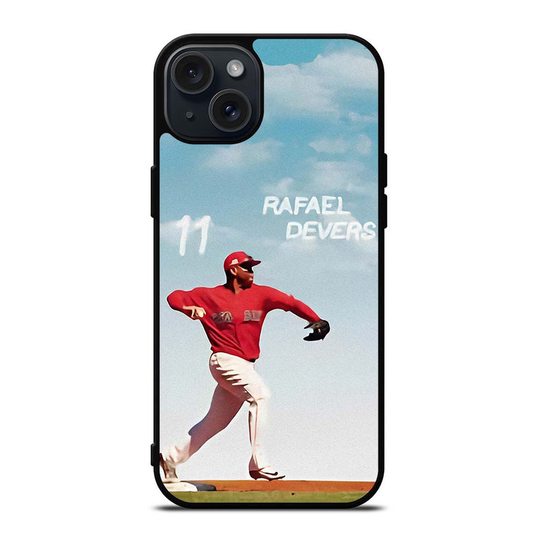 RAFAEL DEVERS BOSTON RED SOX 2 iPhone 15 Plus Case RAFAEL DEVERS BOSTON RED SOX 2 iPhone 15 Plus Case