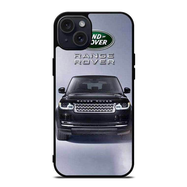 RANGE ROVER LAND ROVER BLACK CAR iPhone 15 Plus Case RANGE ROVER LAND ROVER BLACK CAR iPhone 15 Plus Case