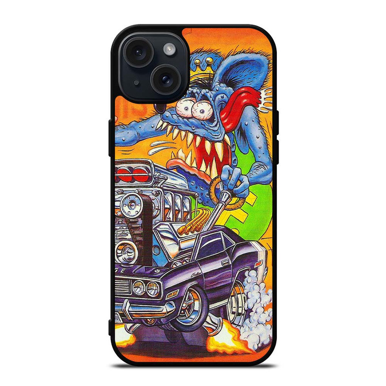 RAT FINK CARTOON iPhone 15 Plus Case RAT FINK CARTOON iPhone 15 Plus Case