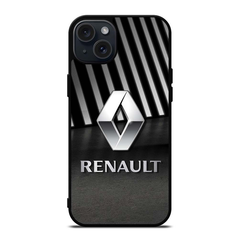 RENAULT CAR METAL LOGO iPhone 15 Plus Case