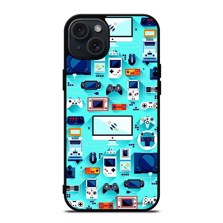 RETRO GAME FAMOUS CONSOL iPhone 15 Plus Case