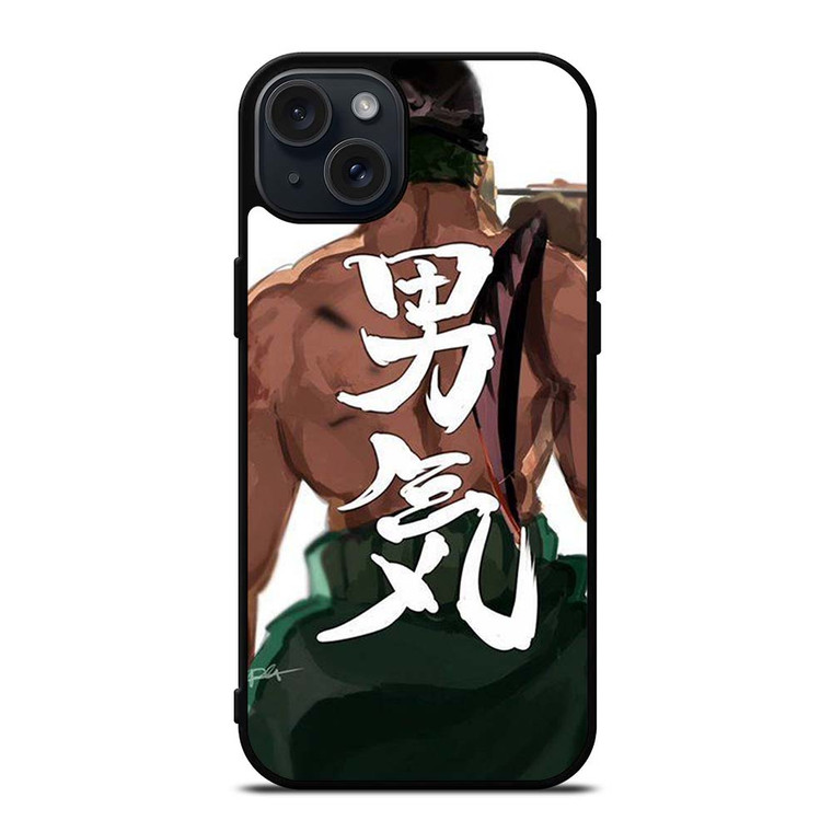 RORONOA ZORO ONE PIECE ANIME iPhone 15 Plus Case