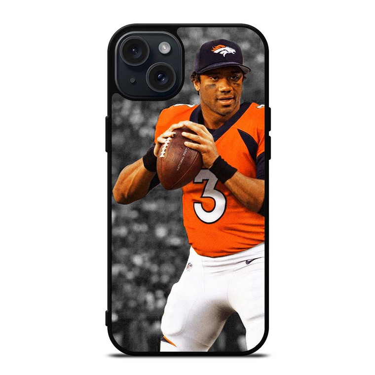 RUSSEL WILSON DENVER BRONCOS NFL iPhone 15 Plus Case RUSSEL WILSON DENVER BRONCOS NFL iPhone 15 Plus Case