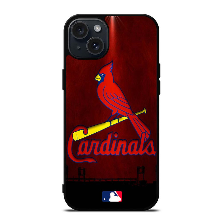 SAINT LOUIS CARDINALS MLB RED LOGO iPhone 15 Plus Case SAINT LOUIS CARDINALS MLB RED LOGO iPhone 15 Plus Case