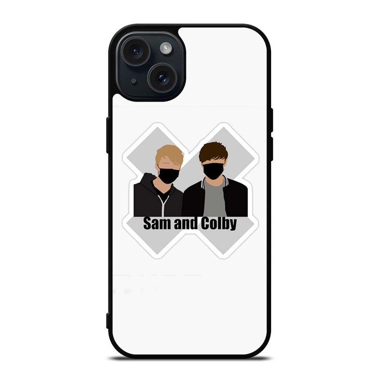 SAM AND COLBY XPLR ARTWORK iPhone 15 Plus Case