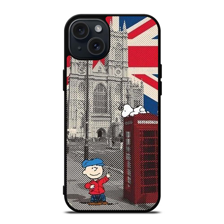 SNOOPY BOX TELEPHONE iPhone 15 Plus Case