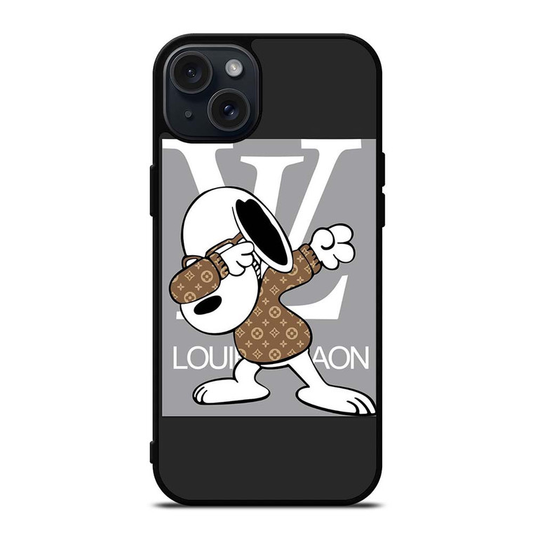 SNOOPY BROWN LOUIS iPhone 15 Plus Case
