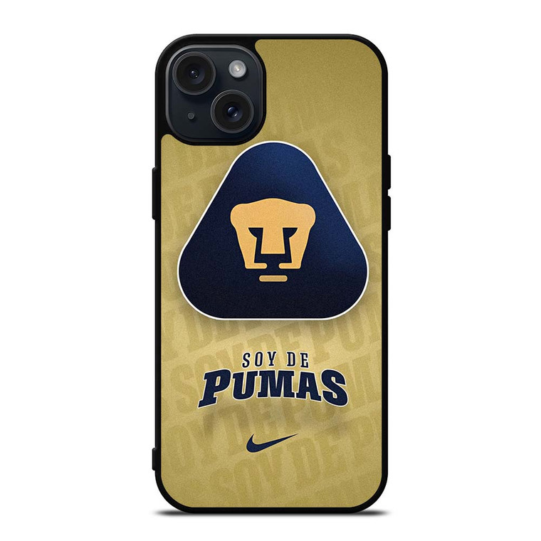 SOY DE PUMAS UNAM FOOTBALL iPhone 15 Plus Case