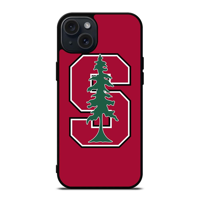 STANFORD CARDINAL FOOTBALL LOGO iPhone 15 Plus Case
