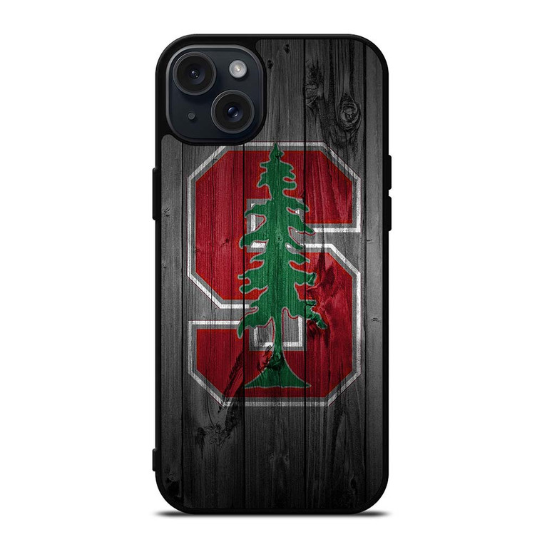 STANFORD CARDINAL WOODEN LOGO iPhone 15 Plus Case STANFORD CARDINAL WOODEN LOGO iPhone 15 Plus Case