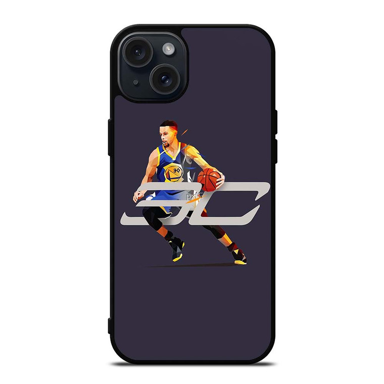 STEPHEN CURRY GOLDEN STATE WARRIORS CLIPART iPhone 15 Plus Case