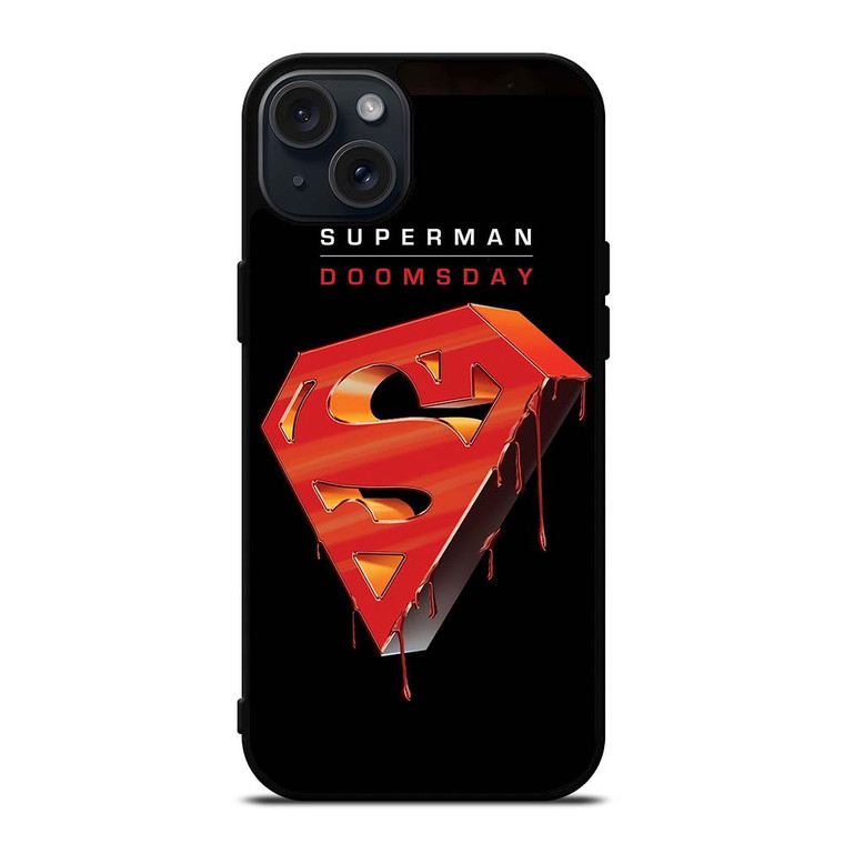 SUPERMAN DOOMSDAY LOGO iPhone 15 Plus Case