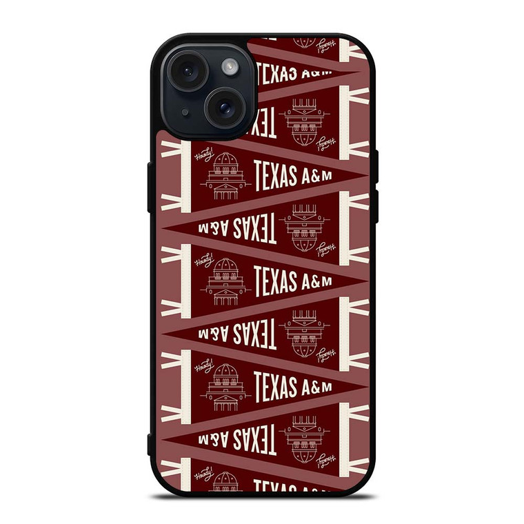 TEXAS AGGIES FLAG iPhone 15 Plus Case