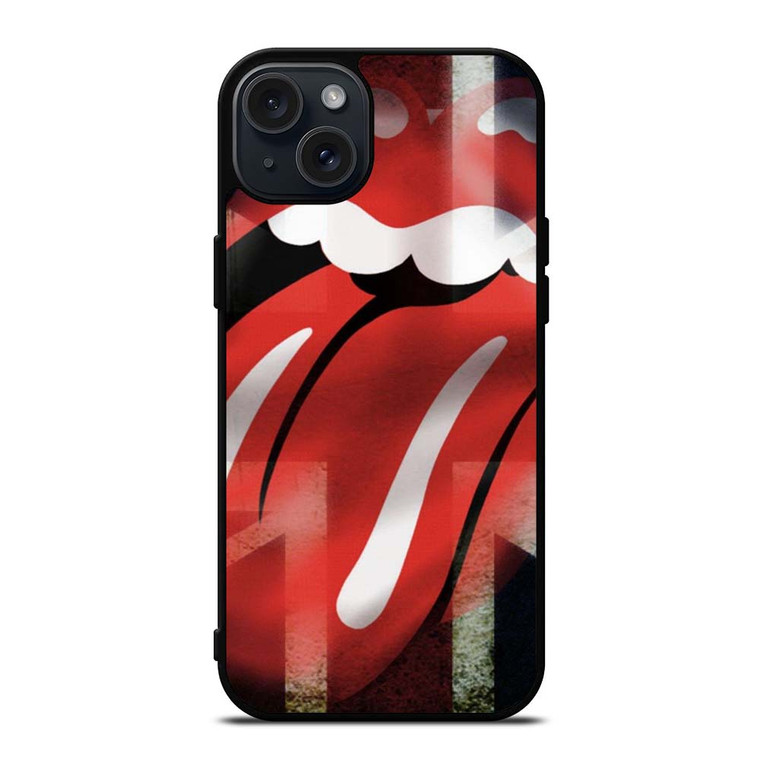 THE ROLLING STONES BRITISH FLAG LOGO iPhone 15 Plus Case