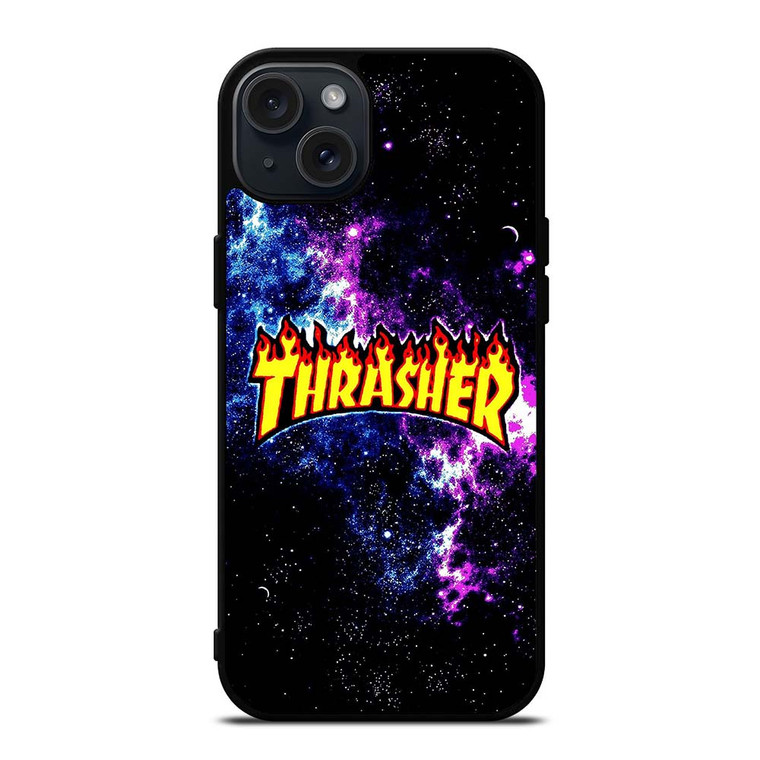 THRASHER SKATEBOARD MAGAZINE NEBULA iPhone 15 Plus Case